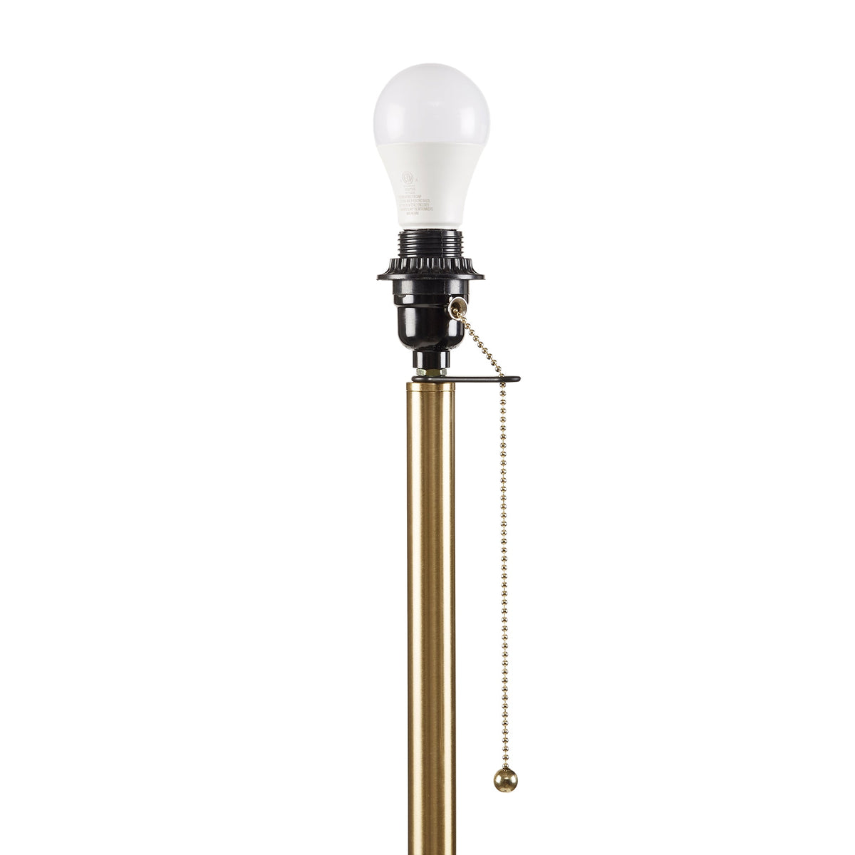 Samira Textured Ceramic Floor Lamp with Fluted Fabric Shade