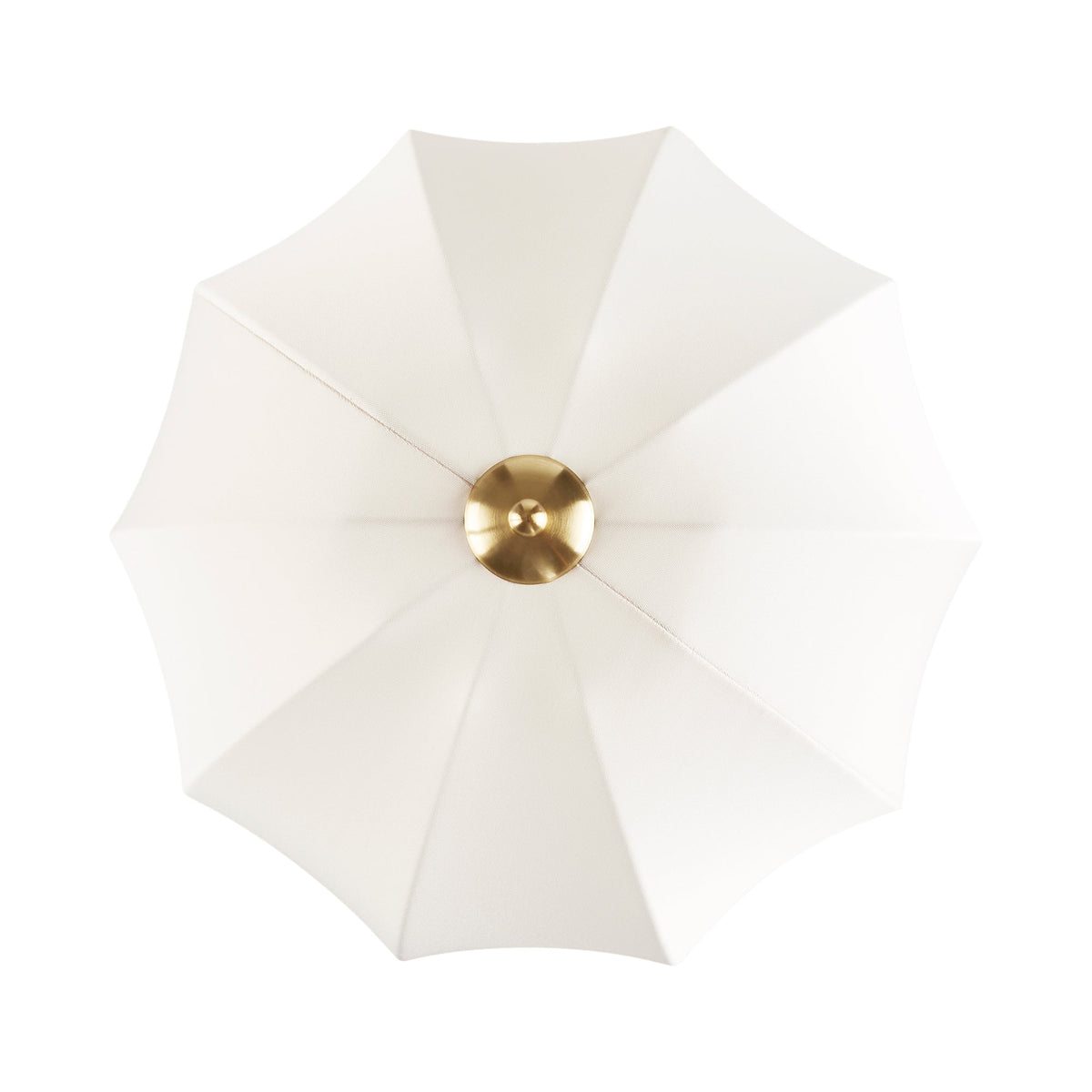 Samira Textured Ceramic Floor Lamp with Fluted Fabric Shade