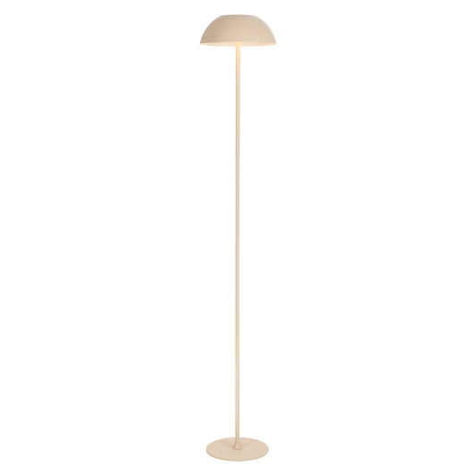 Laurel 59" Contemporary Minimalist Mushroom Metal Adjustable Height Rechargeable Cordless Integrated Portable Touch Sensor Dimmable LED Indoor/Outdoor Floor Lamp