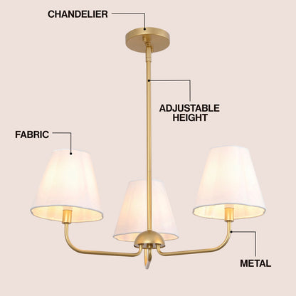 Pauline Coastal Contemporary Adjustable Swooping Arm Candle-Style Metal LED Chandelier